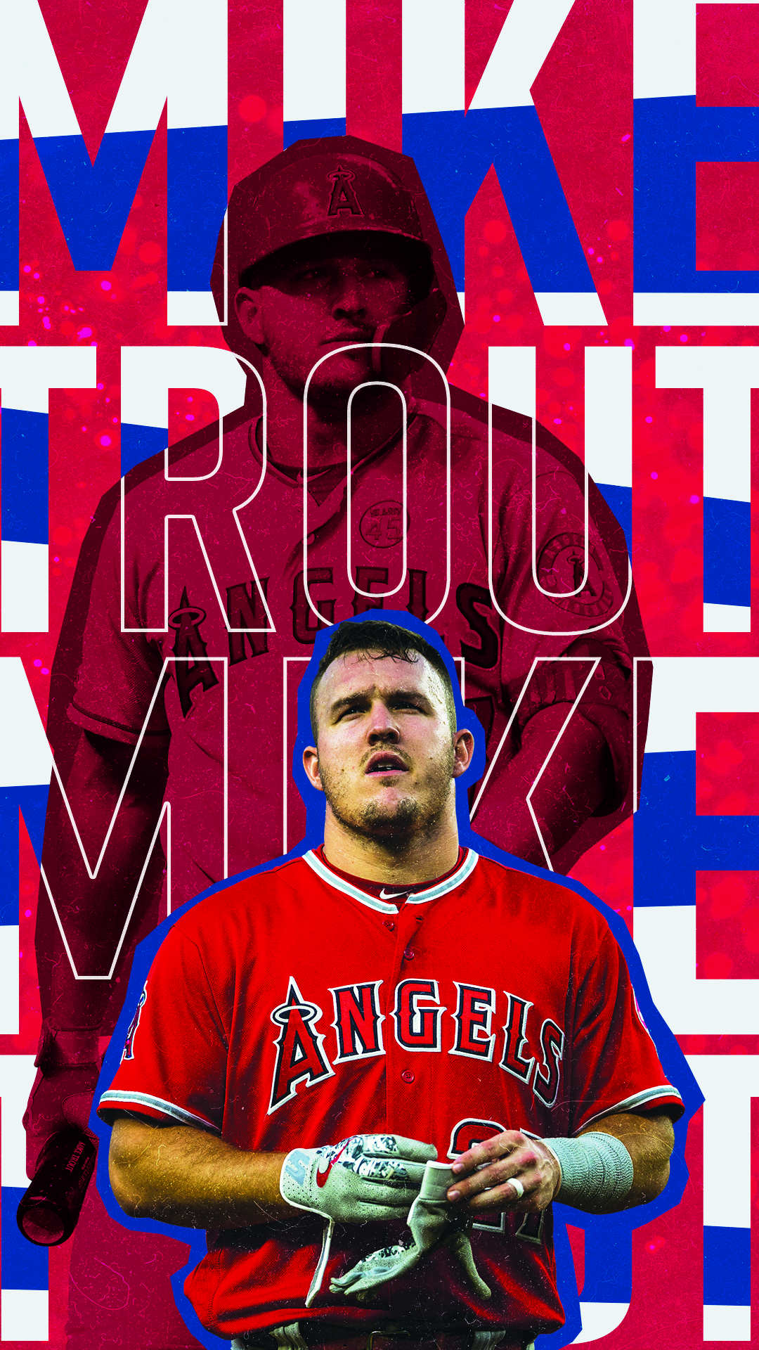 Mike Trout Wallpaper iPhone Discover more Angels, Baseball, Los