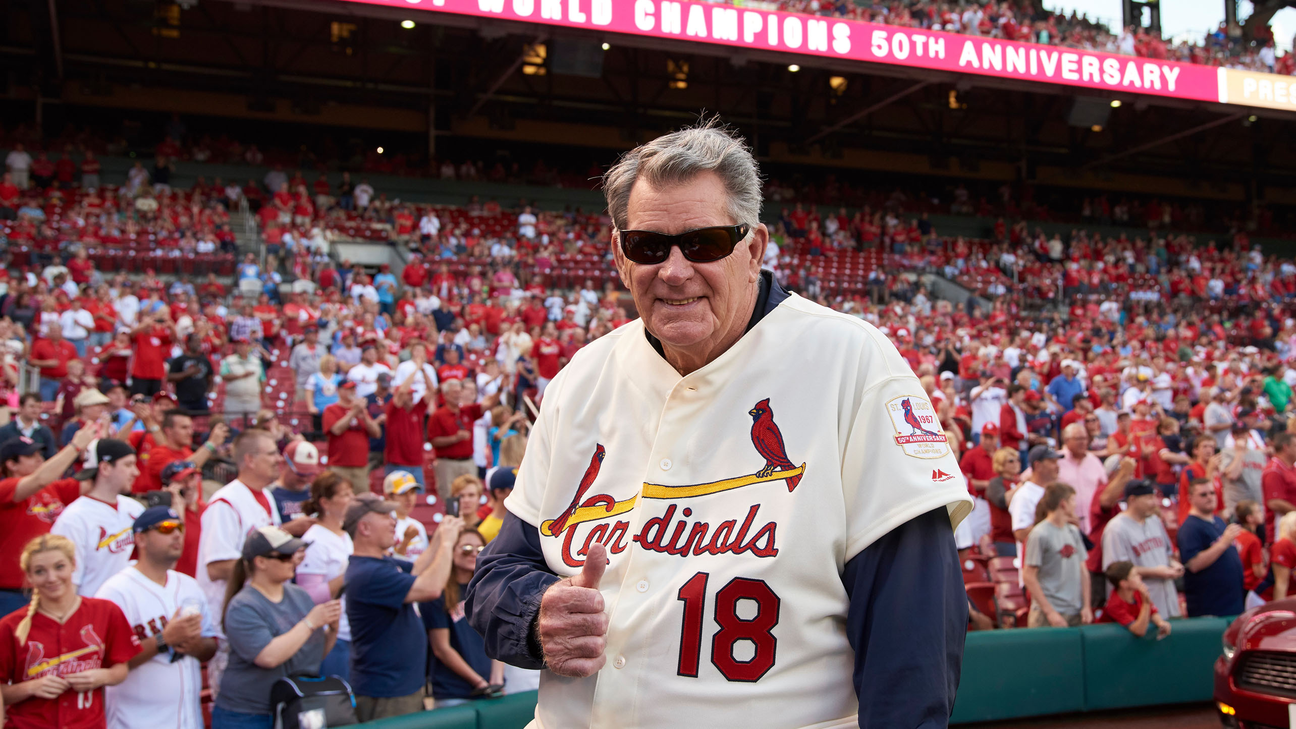 Cardinals broadcaster Mike Shannon battled COVID last year