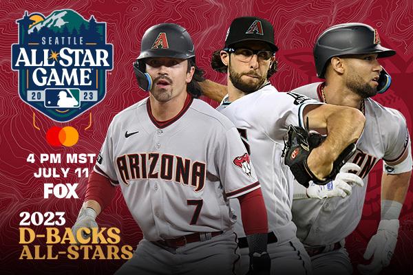The D-backs have 3 National League All-Stars with starting outfielder Corbin Carroll, right-handed pitcher Zac Gallen and outfielder Lourdes Gurriel Jr.