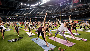 Yoga on the Field