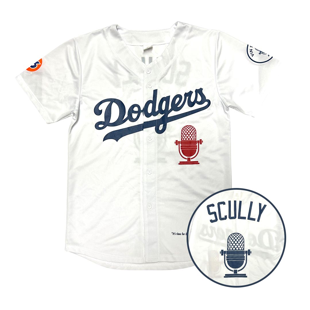 Vin Scully Jersey, Dodgers Vin Scully Jerseys, Authentic, Replica, Home,  Away