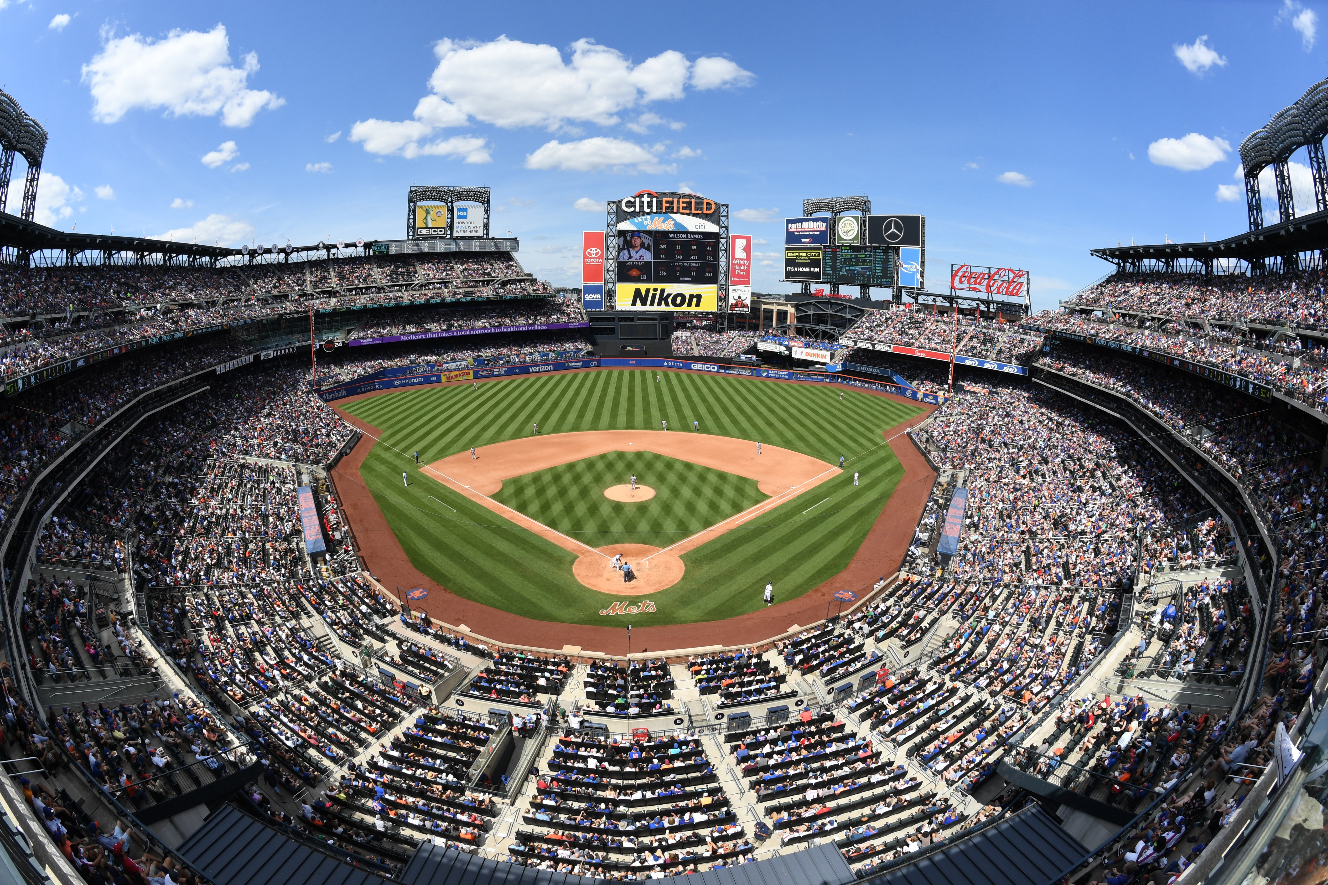 New York Mets Chrome Steel - Baseball & Sports Background