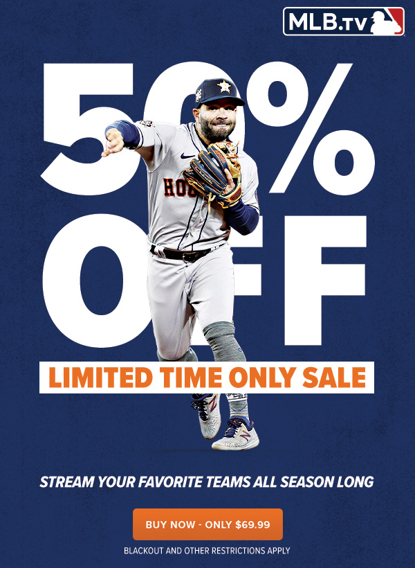 MLB.TV Limited Time Only Sale