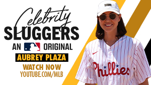 Celebrity Sluggers: Aubrey Plaza