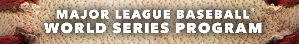 Major League Baseball World Series Program