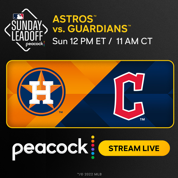 MLB Sunday Leadoff: Only on Peacock