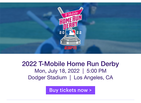 Buy 2022 T-Mobile Home Run Derby Tickets Now
