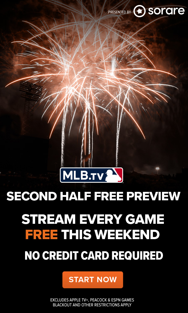 Second half free preview. Stream every game free this weekend. No credit card required. Start Now.