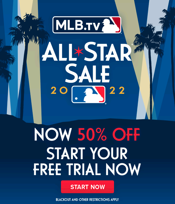MLB.TV All-Star Sale. Now 50% off. Start your free trial now.