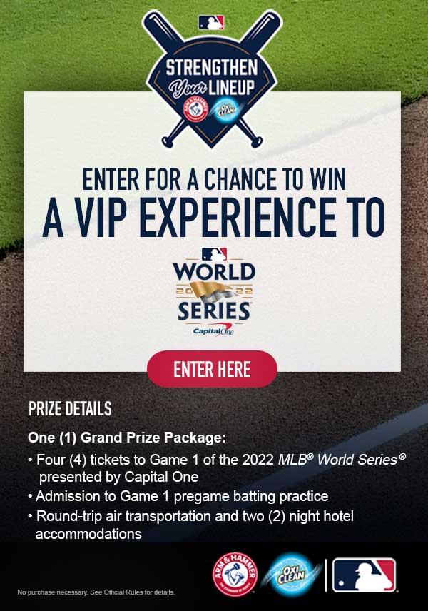Enter for a Chance to Win a VIP Experience to World Series.