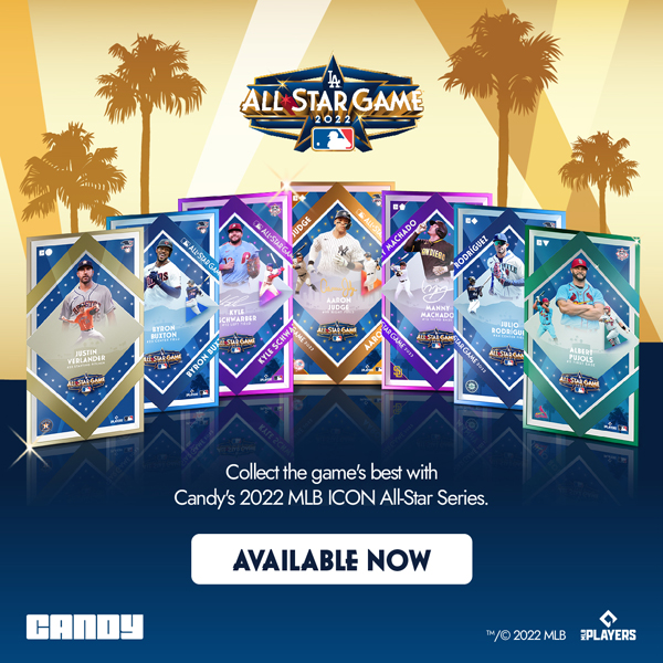 Collect the game's best with Candy's 2022 MLB ICON All-Star Series. Available Now.