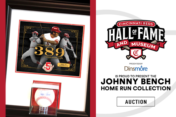 Johnny Bench and family tour the renovated museum and take in the Bench  highlight video montage in the Reds Hall of Fame - Cincinnati Reds Hall  of Fame and Museum presented by
