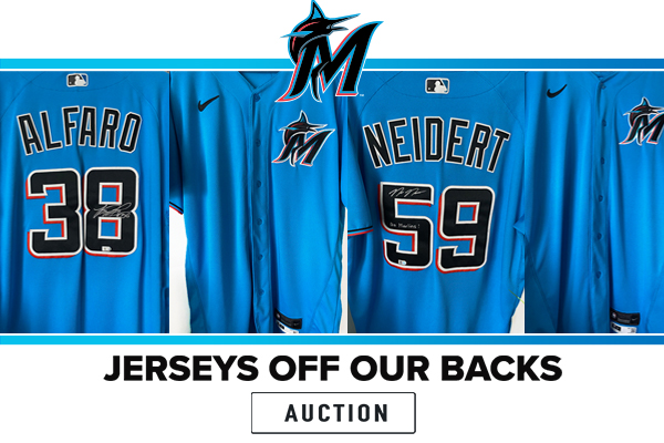 Miami Marlins Jerseys Off Our Backs Auction
