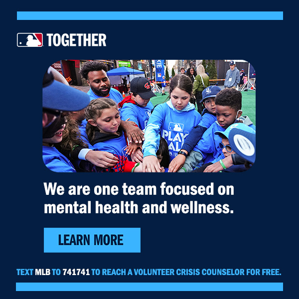 MLB Together: Supporting mental health and wellness