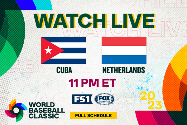 Watch the Festival of Baseball as Cuba takes on Netherlands in the World Baseball Classic.