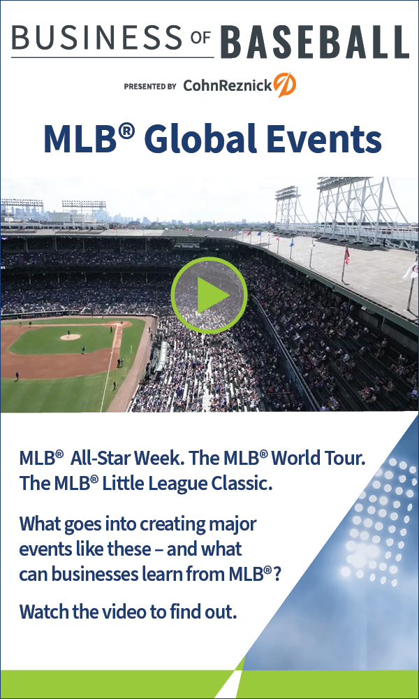 What goes into creating major events like these - and what can businesses learn from MLB? Watch the video to find out.