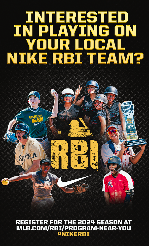 Interested in playing on your local Nike RBI team? Register for the 2024 season. #NIKERBI