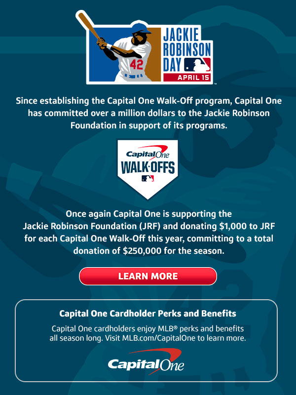 Capital One donated $250,000 to the JRF during the 2023 MLB season and will continue its support this season