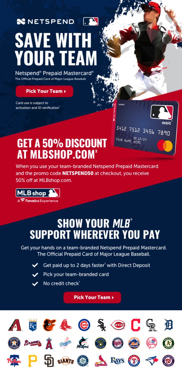 Get 50% off at MLBshop.com