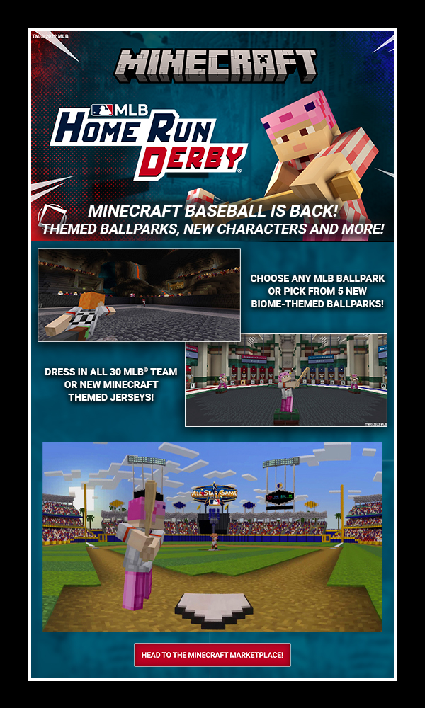 MLB Home Run Derby Minecraft Baseball is Back!
