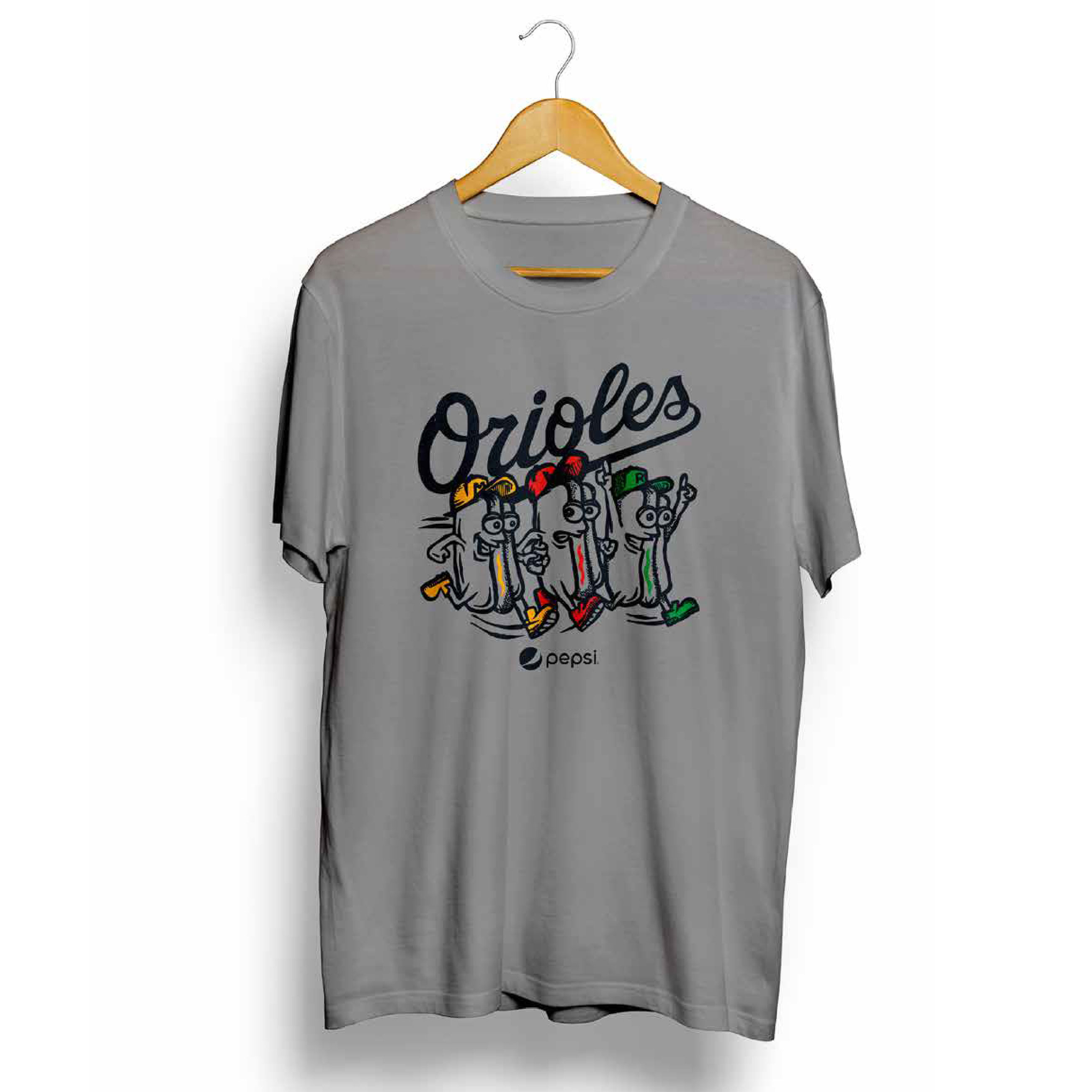 Official Baltimore Orioles Hot Dog Race Shirt