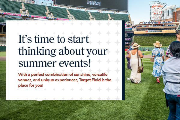 Host your Summer event at Target Field